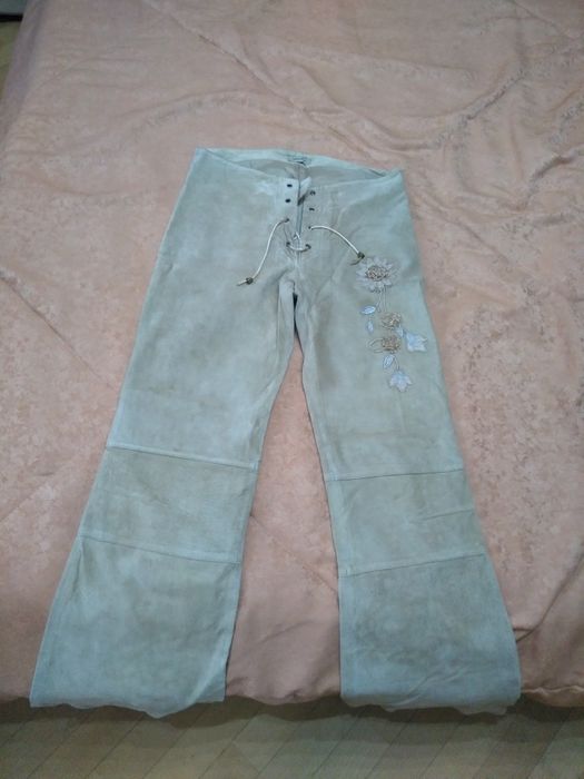 Кожаные брюки(штаны из замшы)