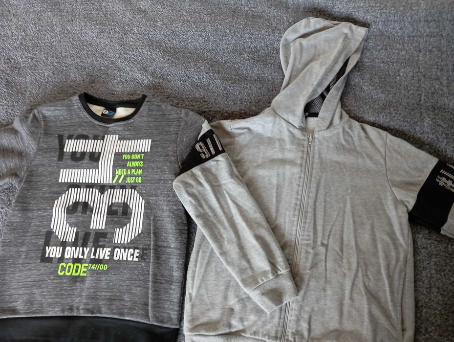 bluza chłopięca 2 sztuki jak nowe mało używane rozmiar 146