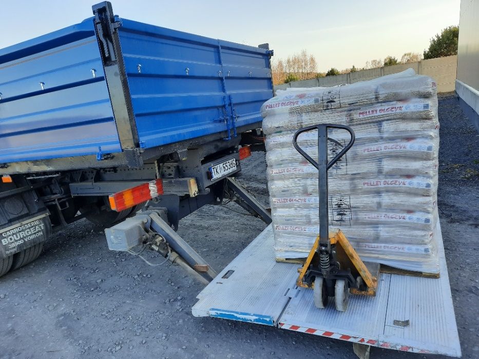 Pellet pelet Olczyk 2450/t Bedzin Transport HDS Winda