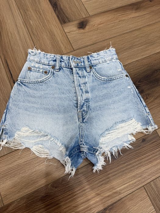 Шорти з високою посадкою , бренд -Zara , розмір Xs-S (36)