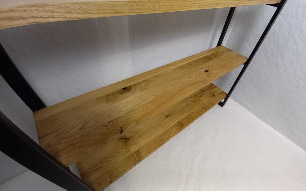 Regał loft industrialny dąb