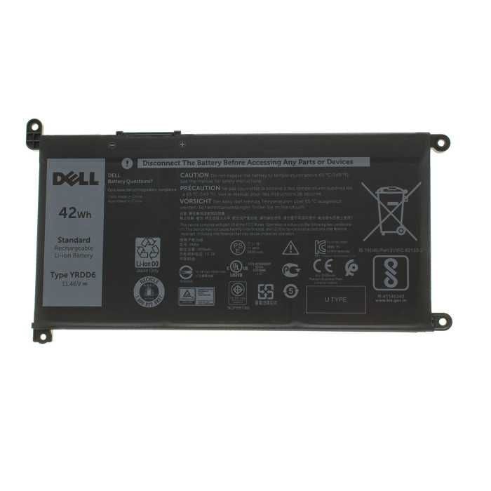 Акумулятор Dell YRDD6 Inspiron 3480, 3481, 3482, 3490, 3493, 3580 3581 3582 3583 3584 3590 3593 3780 3781 3782 3793 5480 5481 Оригінал