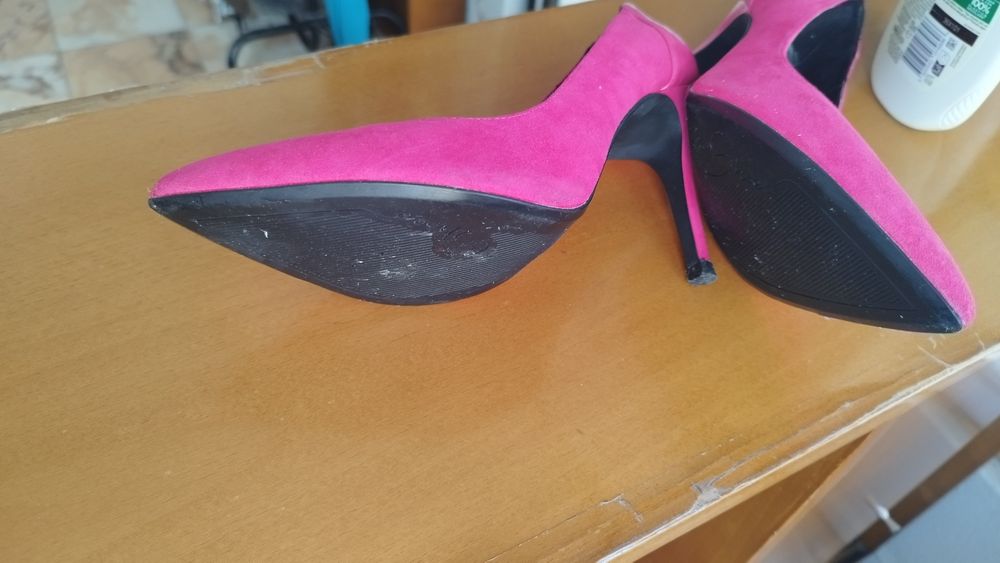 Sapatos cor de rosa