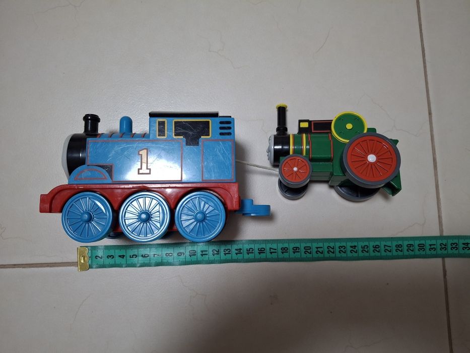 Паровозик Томас,трактор Mattel оригинал