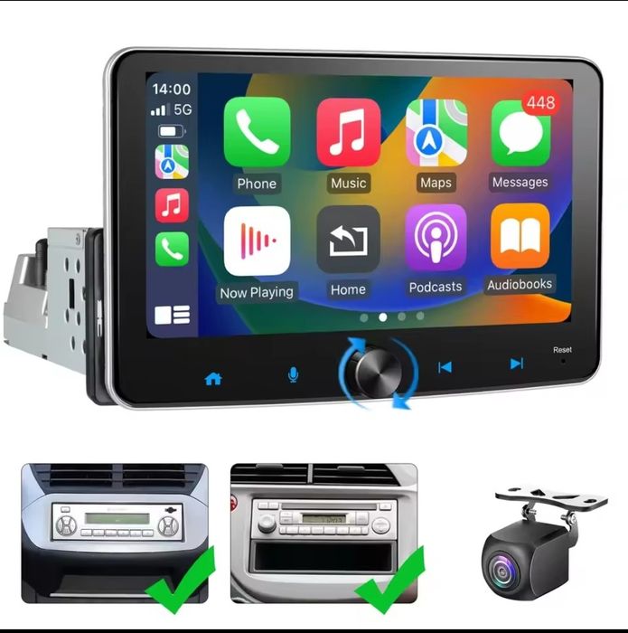 Rádio Android para gaveta 1 din ecrã 7 polegadas 2 din