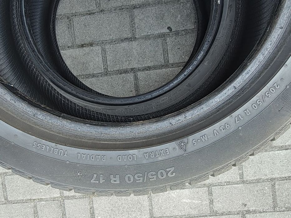 Opony zimowe 205/50 R17 Continental