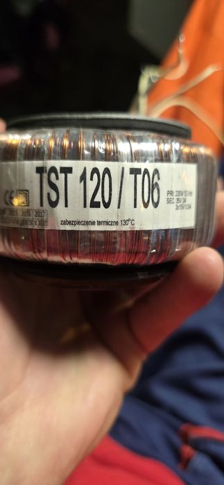Transformator toroidalny TST120/T06  35v 15v