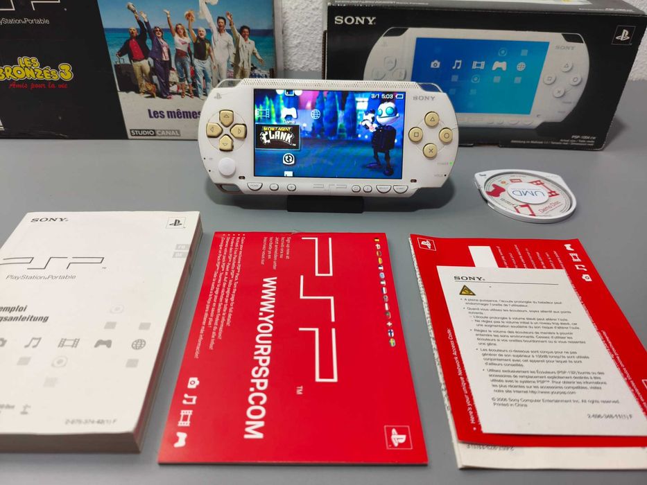 PSP 1000 Branca em Caixa