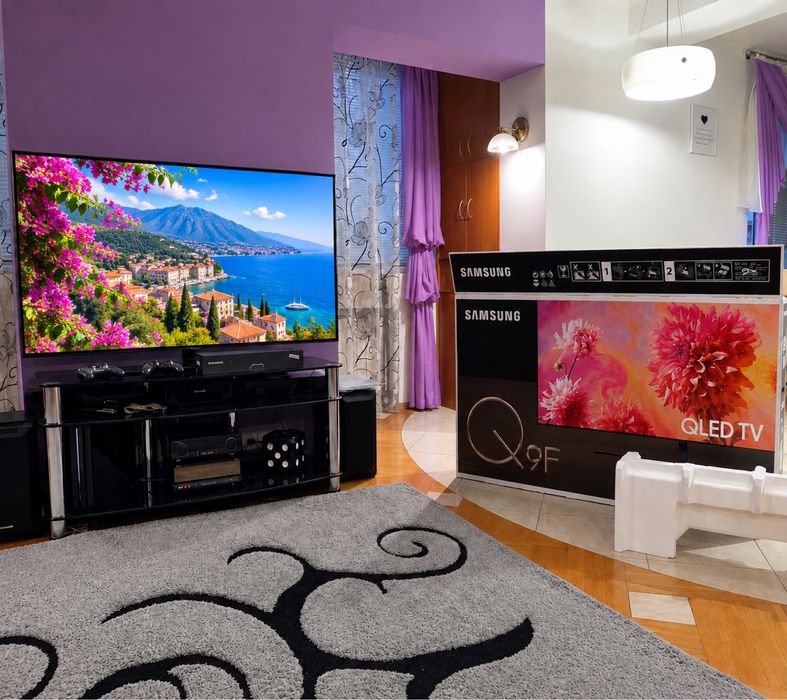 Телевізор Samsung 55Q9F QLED 55" 4KUHD HDR10+ (як новий ,частково в плівках з коробкою)