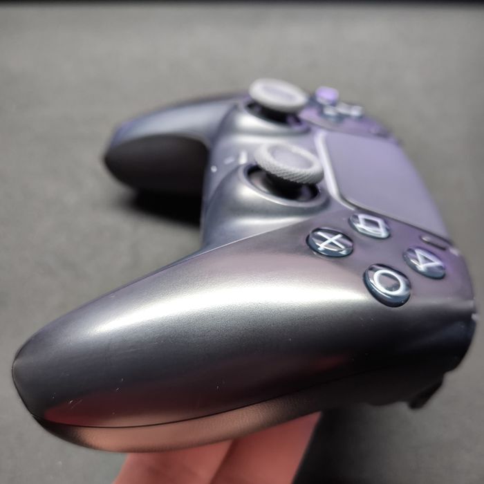 Dualsense preto PS5 com joysticks TMR Favor Union