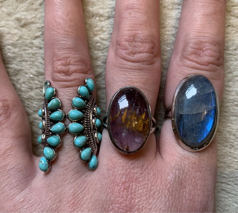 Anéis varios em prata 925