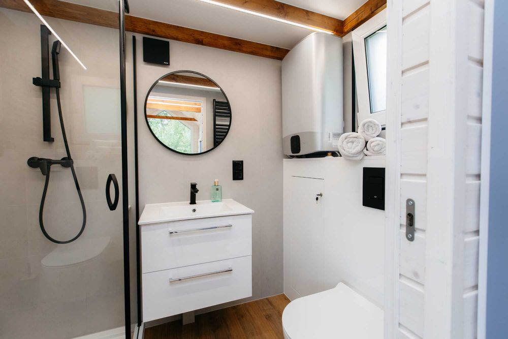 Domek letniskowy, Tiny House, Dom mobilny całoroczny