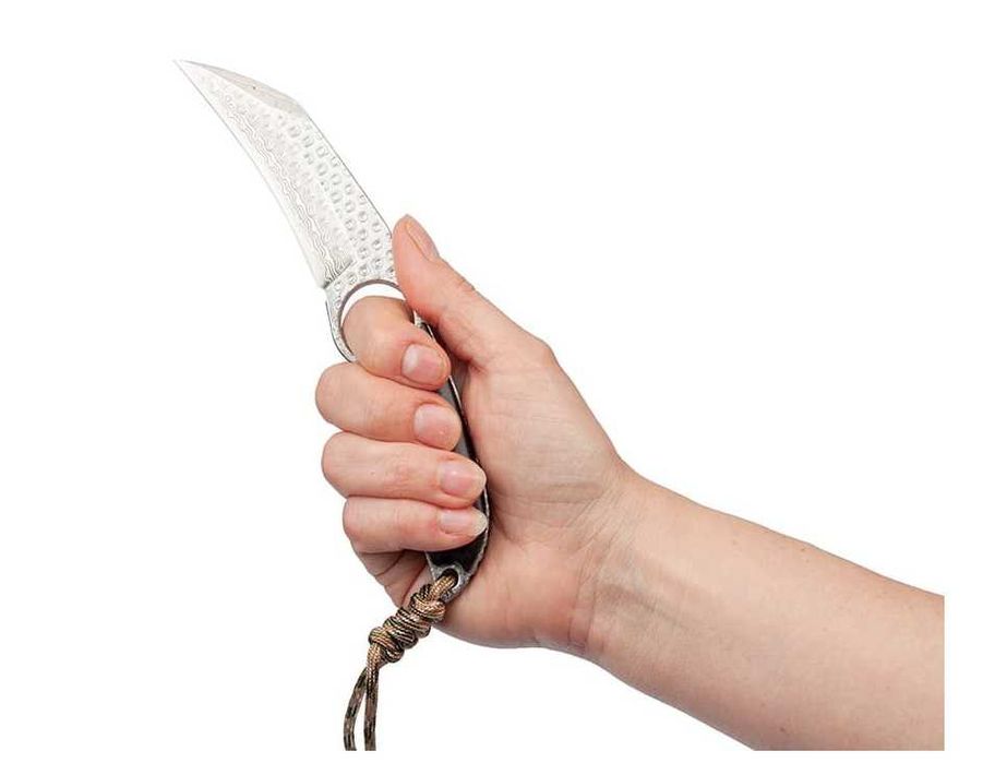 Nóż myśliwski ze stali damasceńskiej TAKOMA