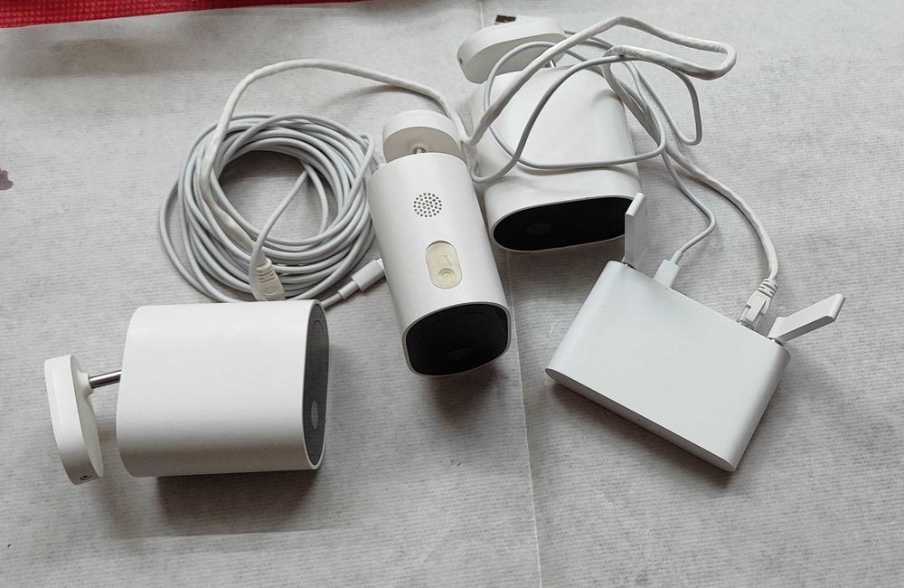 Conjunto 3 Câmaras de Vigilância com bateria XIAOMI Mi Wifi Outdoor 1080p com Receptor
