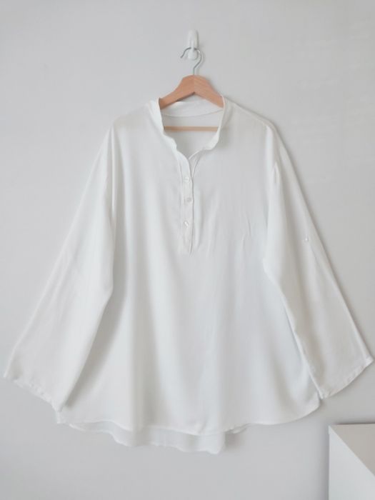 Koszula plus size biała