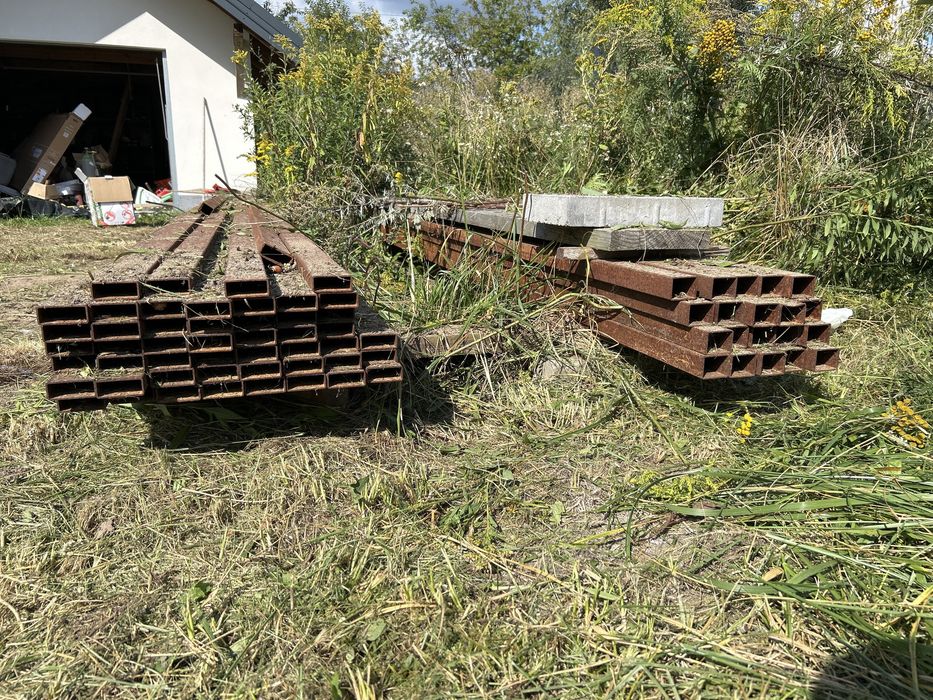 Sprzedam profile stalowe 5x4x600 i 6x2,5x600