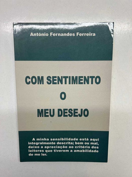 Livro - Com Sentimento o Meu Desejo (ctt editorial grátis)