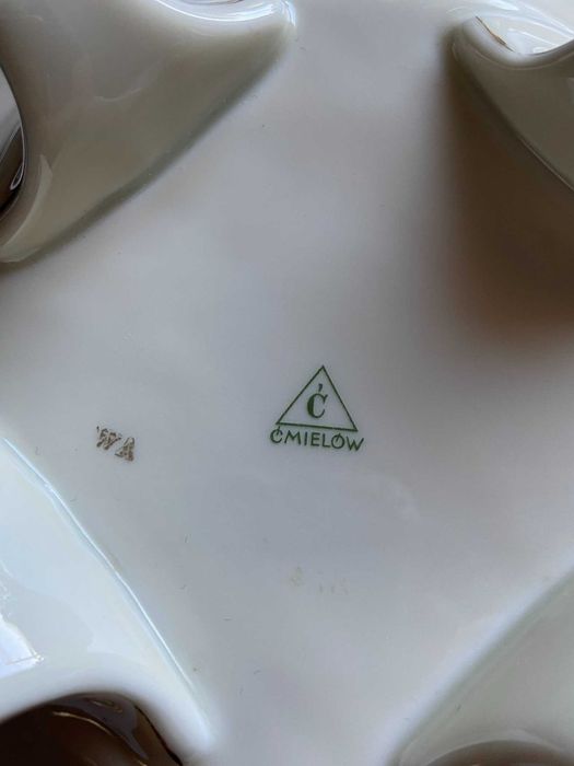 Zestaw do konfitur Ćmielów Art Deco lata 30 te