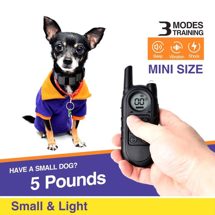 DOBE DB62 mini Електронний Нашийник для МАЛЕНЬКИХ СОБАК електроошейник