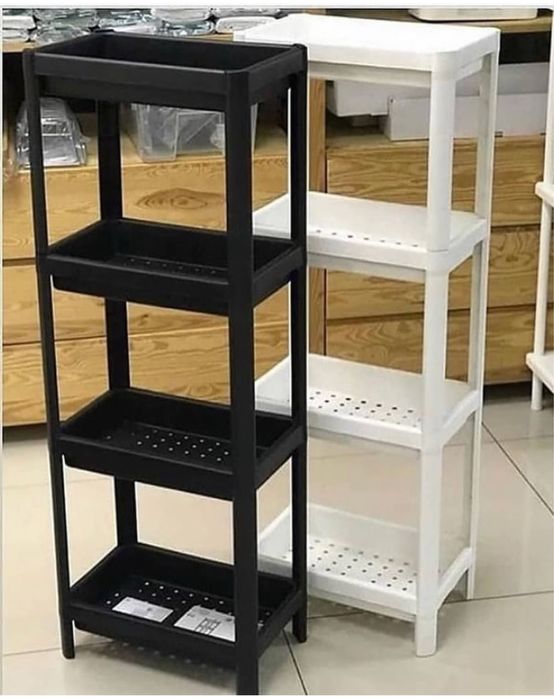 IKEA .Стеллажи/этажерки , тележки VESKEN .ИКЕА.В белом и черном цветах