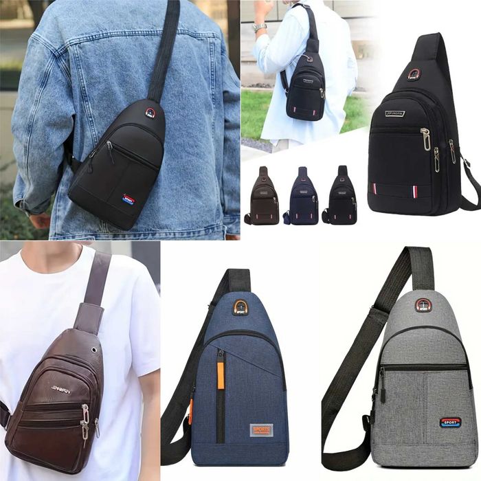 Bolsas masculinas. Modelos e cores diversas. Novas.