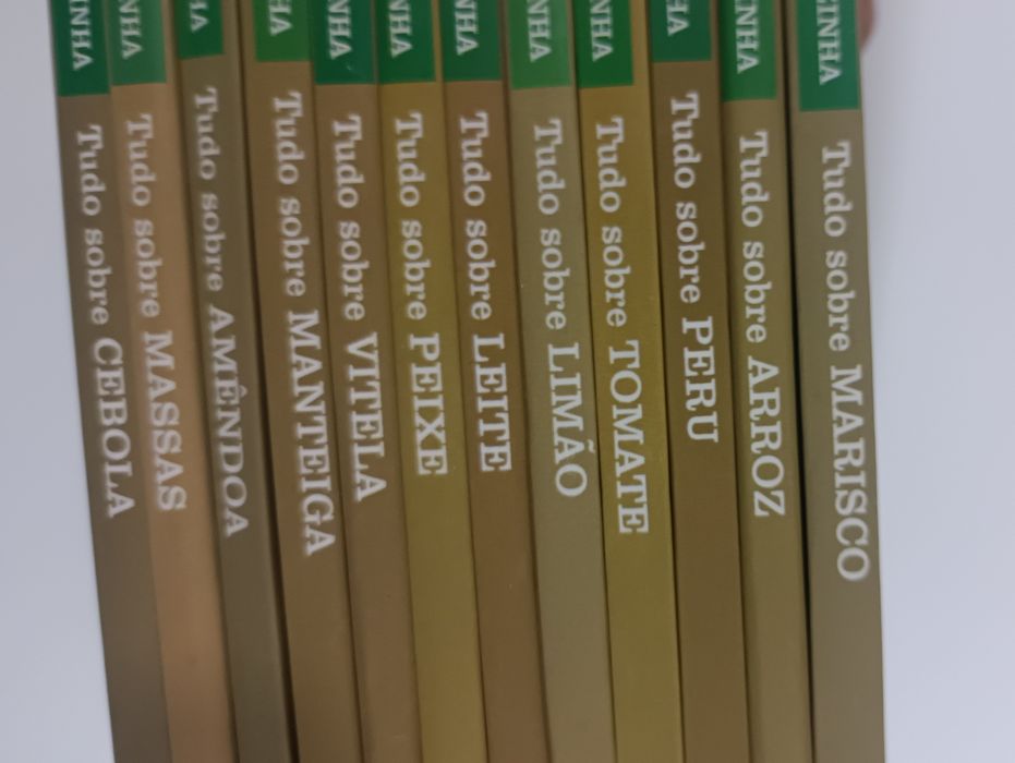 Coleção de livros de receitas "Tudo Sobre..."