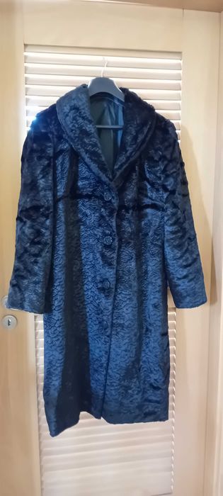 Lindíssimo Casaco Longo Astracan Preto!