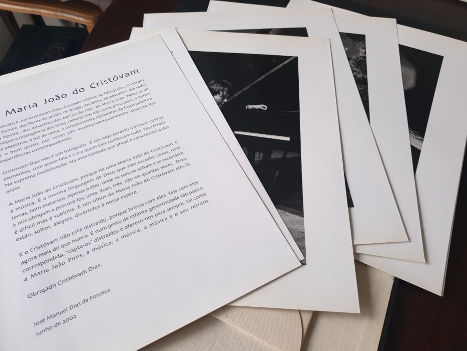 Maria João Pires - Arte 9 reproduções fotográficas 40x29cm + 2 CDs