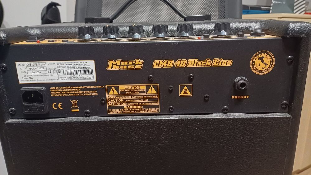 Markbass CMB 40 Black Line – wzmacniacz basowy 40W