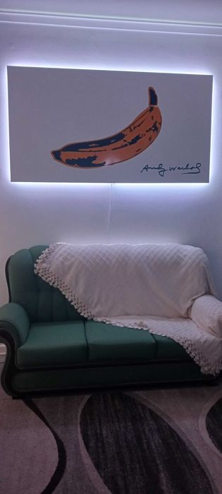 Quadro com luzes LED