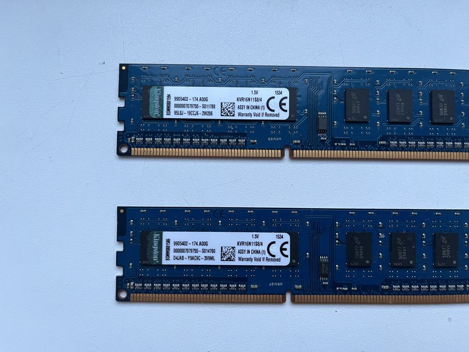 Оперативна пам’ять 2×4GB DDR3 Kingston (8GB) — комплект
