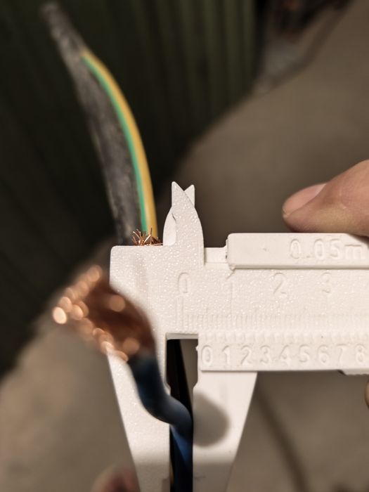 40 metros cabo 3x 4mm com tubo pra enterrar