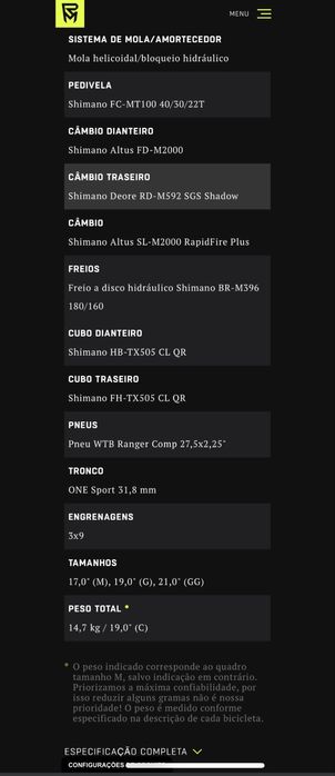 Rock Machine Heatwave 90 2019 | Roda 27.5