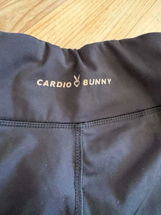Legginsy cardio Bunny czarne rozmiar XS
