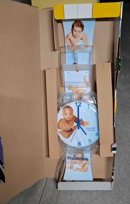 Relógio de Parede Swatch ( O Fraldinhas)