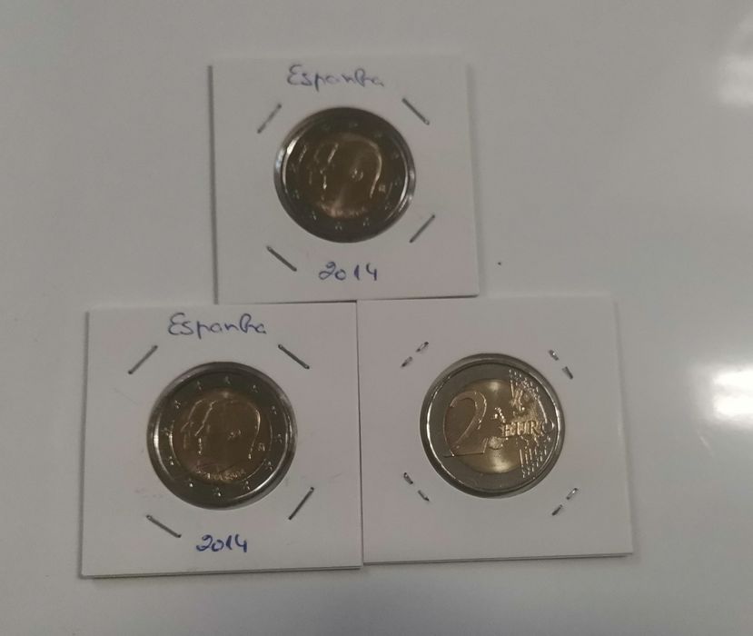 Moeda comemorativa UNC 2€ - Espanha 2014