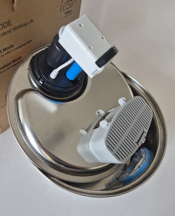 Fonte Água (Cão /Gatos) sem fios com sensor de movimento (3.2 litros)