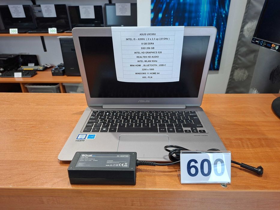 Laptop Asus UX330U Windows 11 Gwarancja