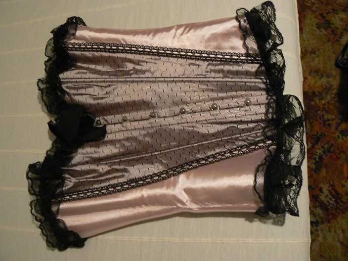 Gorset damski różowy