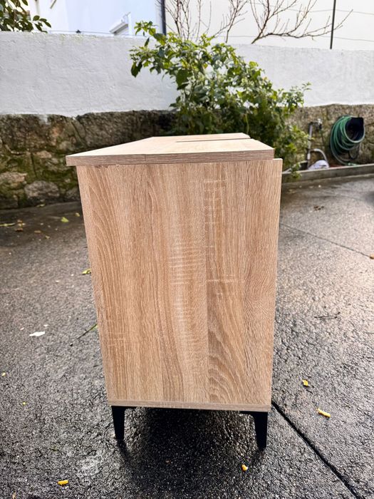 Móvel p/ lavatório 80x33x60 cm deriv. madeira carvalho sonoma