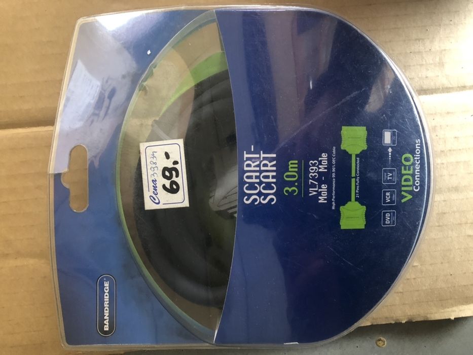 Kabel przewod Bandridge Euro chinch nowe