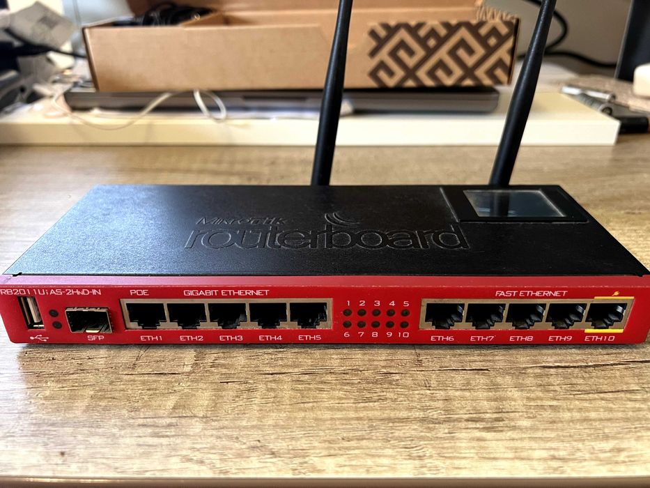 Продам Маршрутизатор MikroTik RB2011UiAS-2HnD-IN