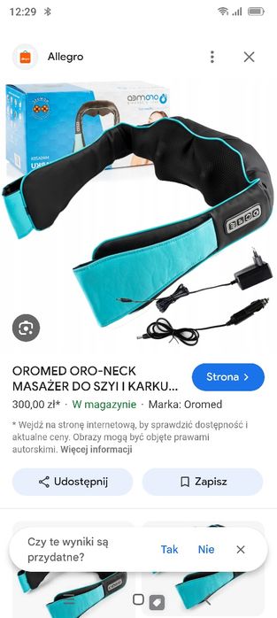 Masażer nowy nieużywany