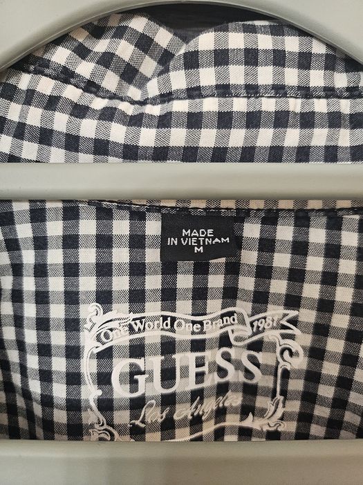 Guess koszula w kratę małe M