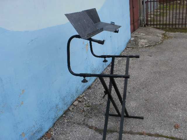 Statyw pod keyboard - podwójny i pod komputer i nuty