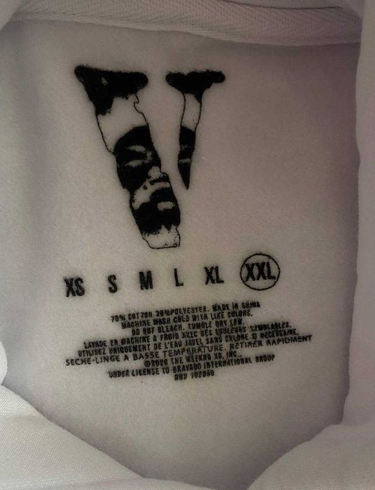 Худи Vlone The Weeknd Оригинал