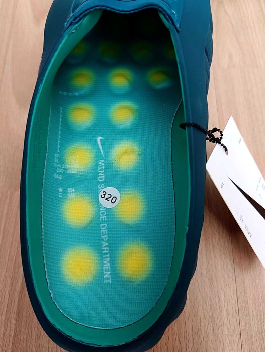 Nowe klapki męskie turkusowe