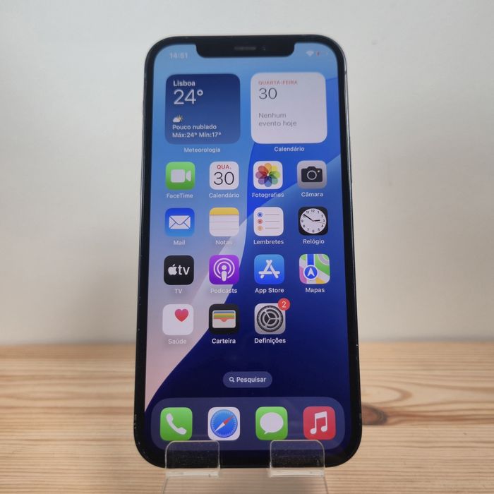 iPhone 12 Preto 64GB + 100% Bateria com Garantia