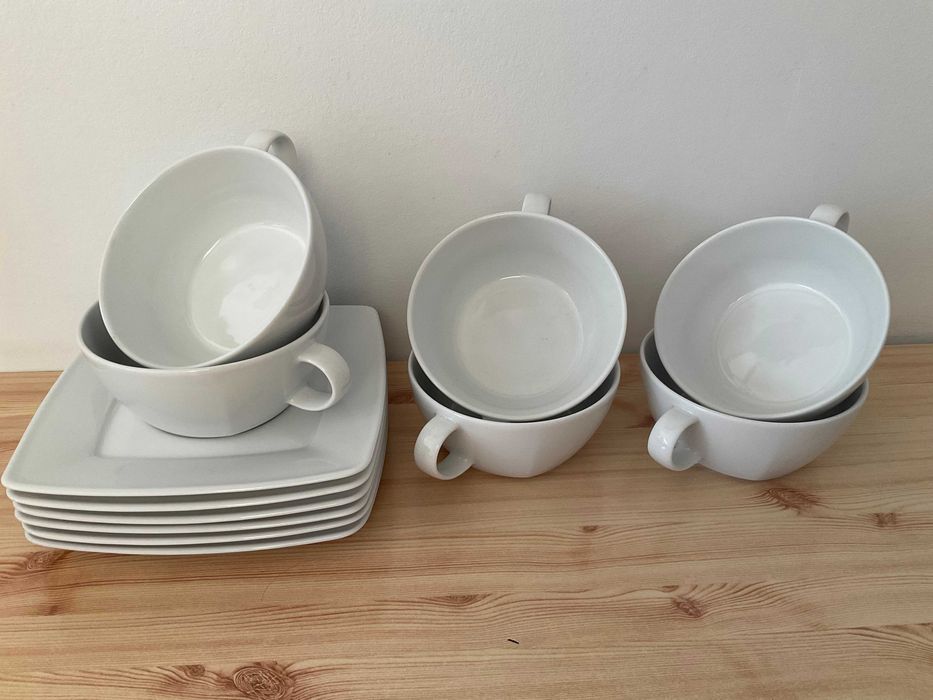 Bulionówki - porcelana - Lubiana -