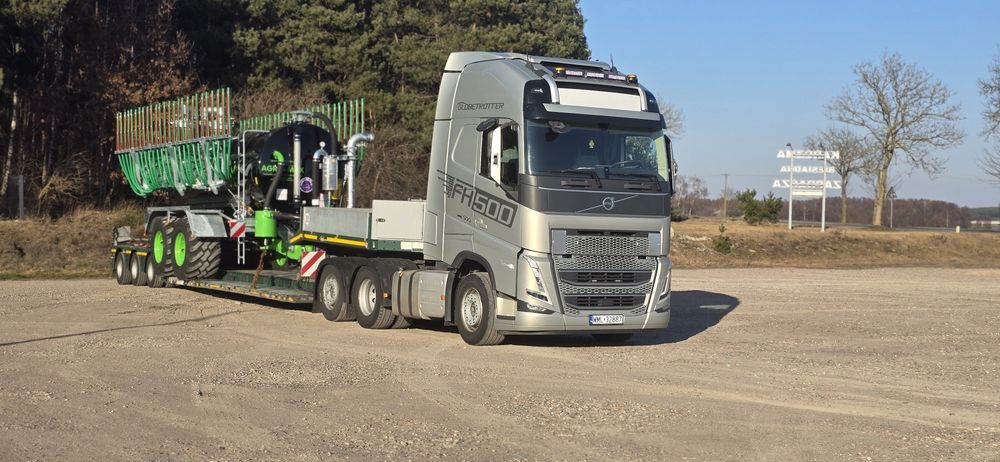 Transport Maszyn Budowlanych Rolniczych Niskopodwoziowy PL EU TIEFBETT